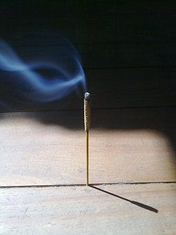 Incense, Smoke, Burning, Meditation
