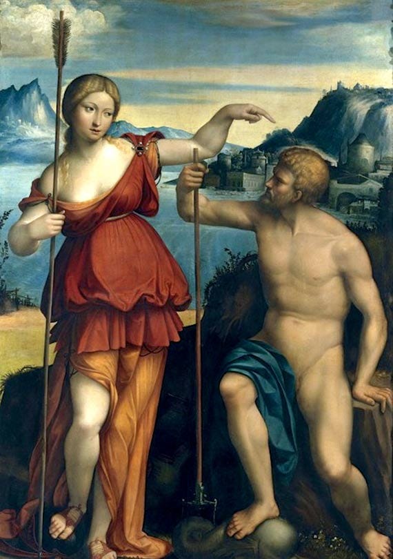 Poseidon and Athena