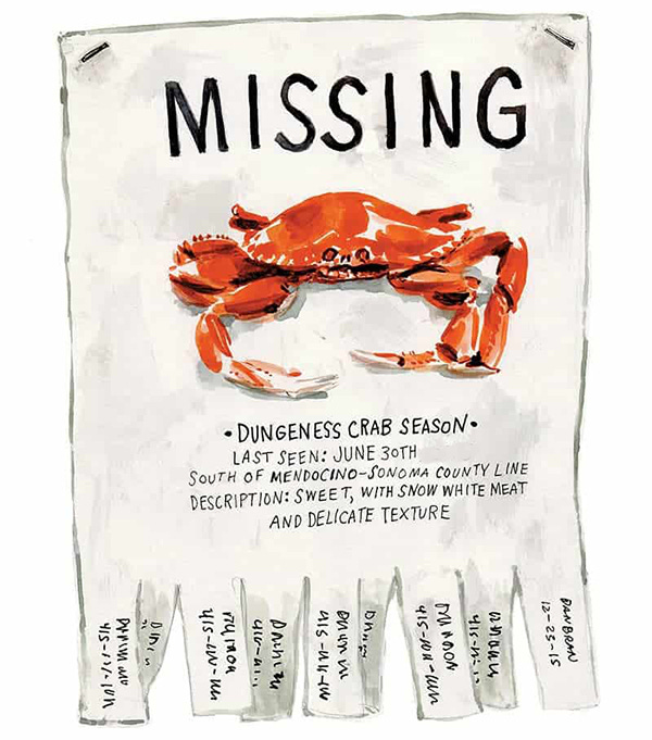 Dungeness Crab Missing poster