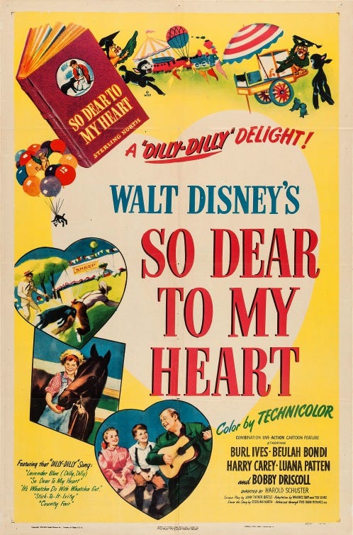 Original theatrical poster for So Dear To My Heart