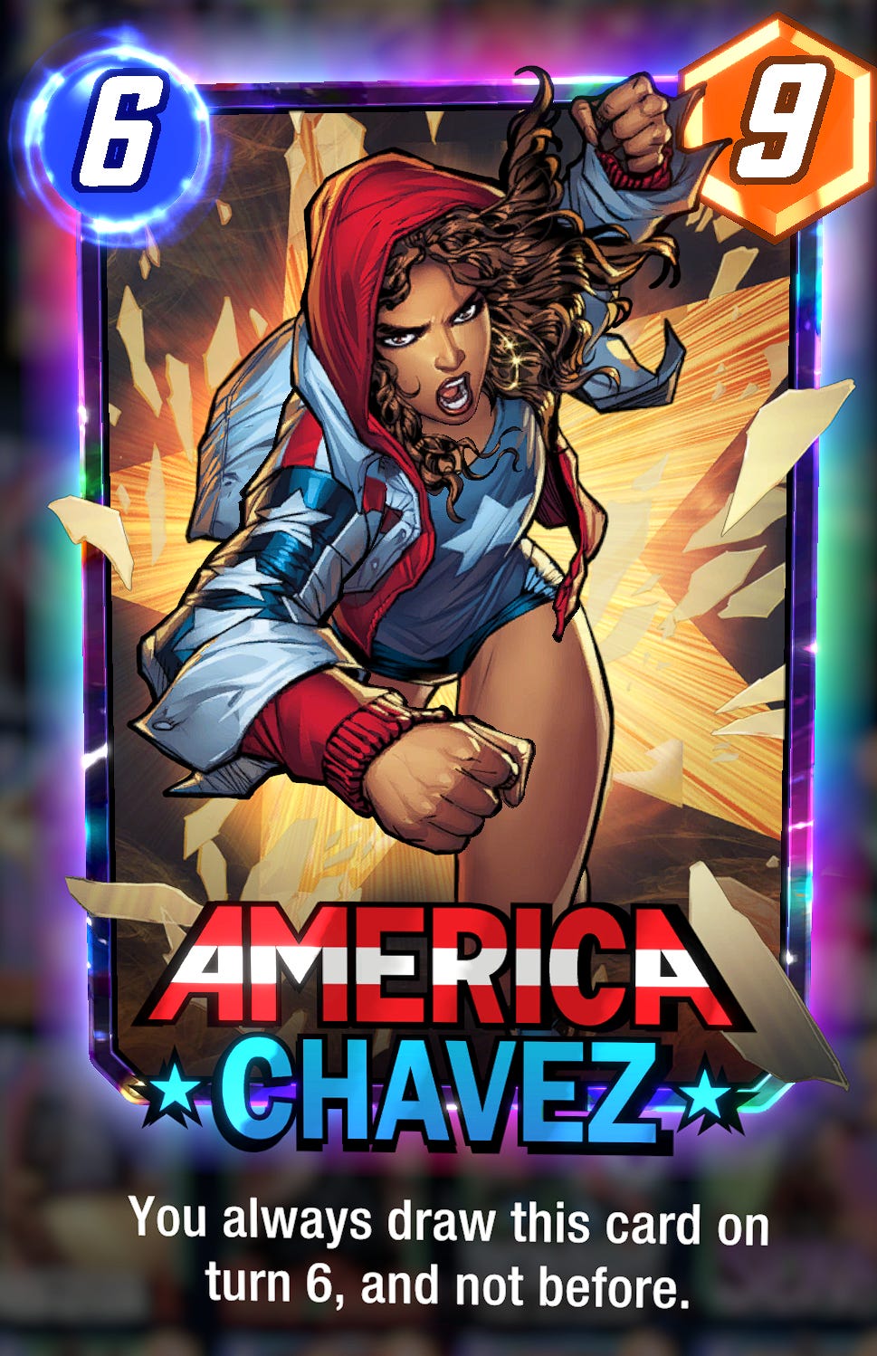 An infinite America Chavez