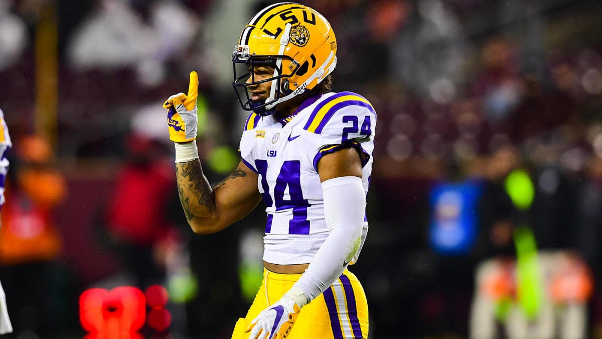 2022 NFL Draft: LSU CB Derek Stingley Jr. declares, remains high  first-round prospect despite injuries - CBSSports.com