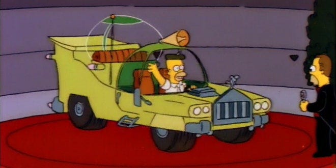 That Disastrous Car Homer Simpson Designed Was Actually Ahead of Its Time |  WIRED
