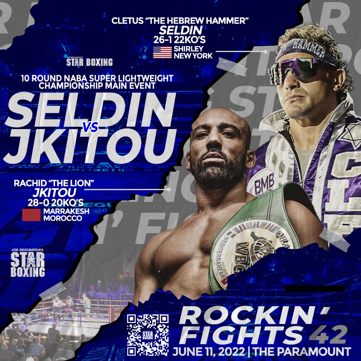 Cletus Seldin vs Rachid Jkitou headline in Long Island - Ring News 24 |  Boxing News