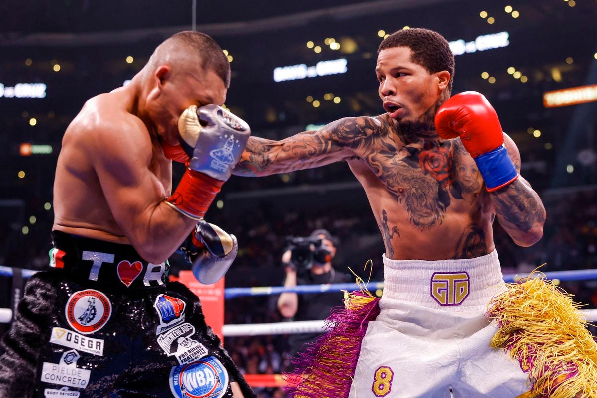 Gervonta Davis had to work for it, but got the win over Isaac Cruz
