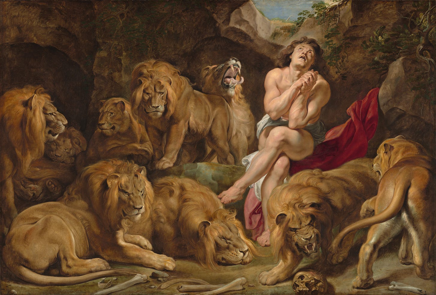 Daniel in the Lions' Den, c. 1614/1616 by Sir Peter Paul Rubens