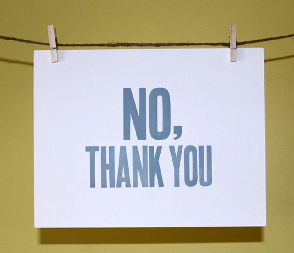 No Thank-You!” Saying No, Even When It's Really Good Stuff – Leanne Friesen