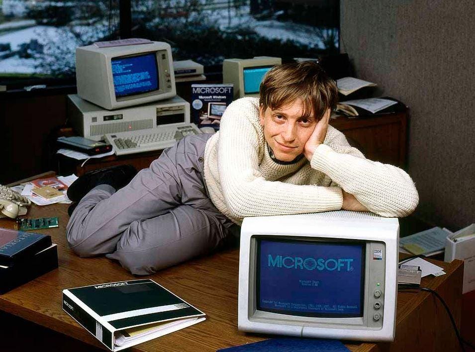 PsBattle: Bill Gates posing semi seductively with his creation :  photoshopbattles