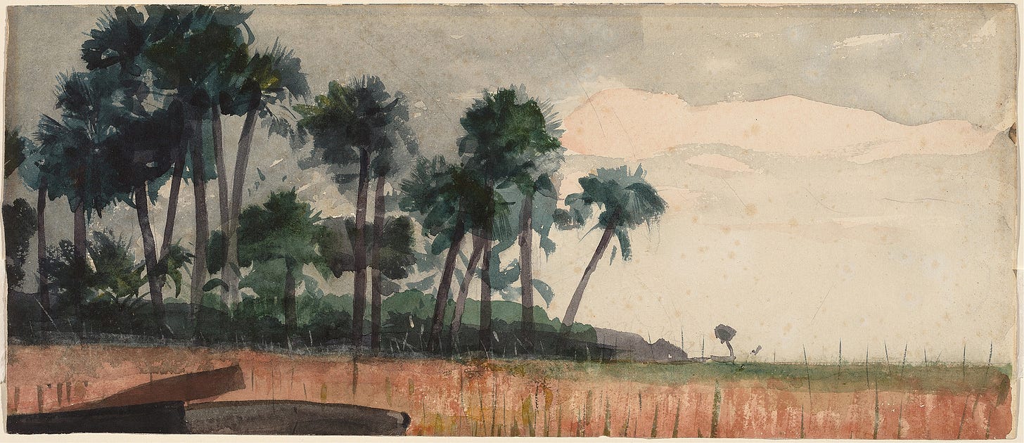 Artwork by Winslow Homer (American, 1836-1910).