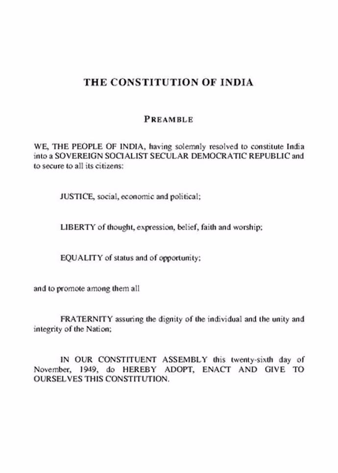 The very Preamble of the Constitution was amended during the Emergency. 