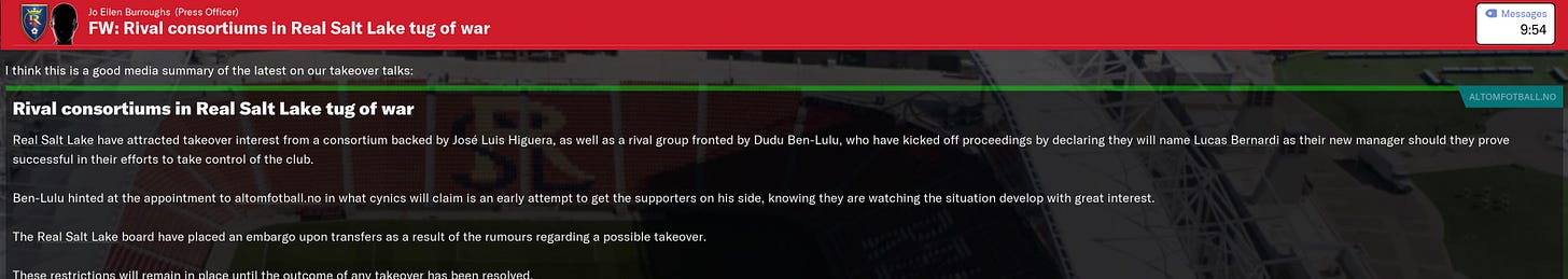Football Manager 2021 Takeover