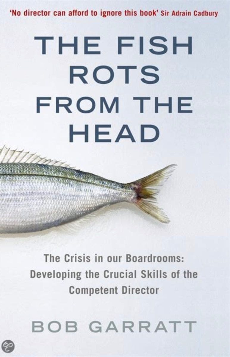Vijaya Nath sur Twitter : ".Doing some interesting work  #ContemplativeSpaces & remembering this very useful book - as the Chinese  proverb says 'The fish rots from the head' and so it is