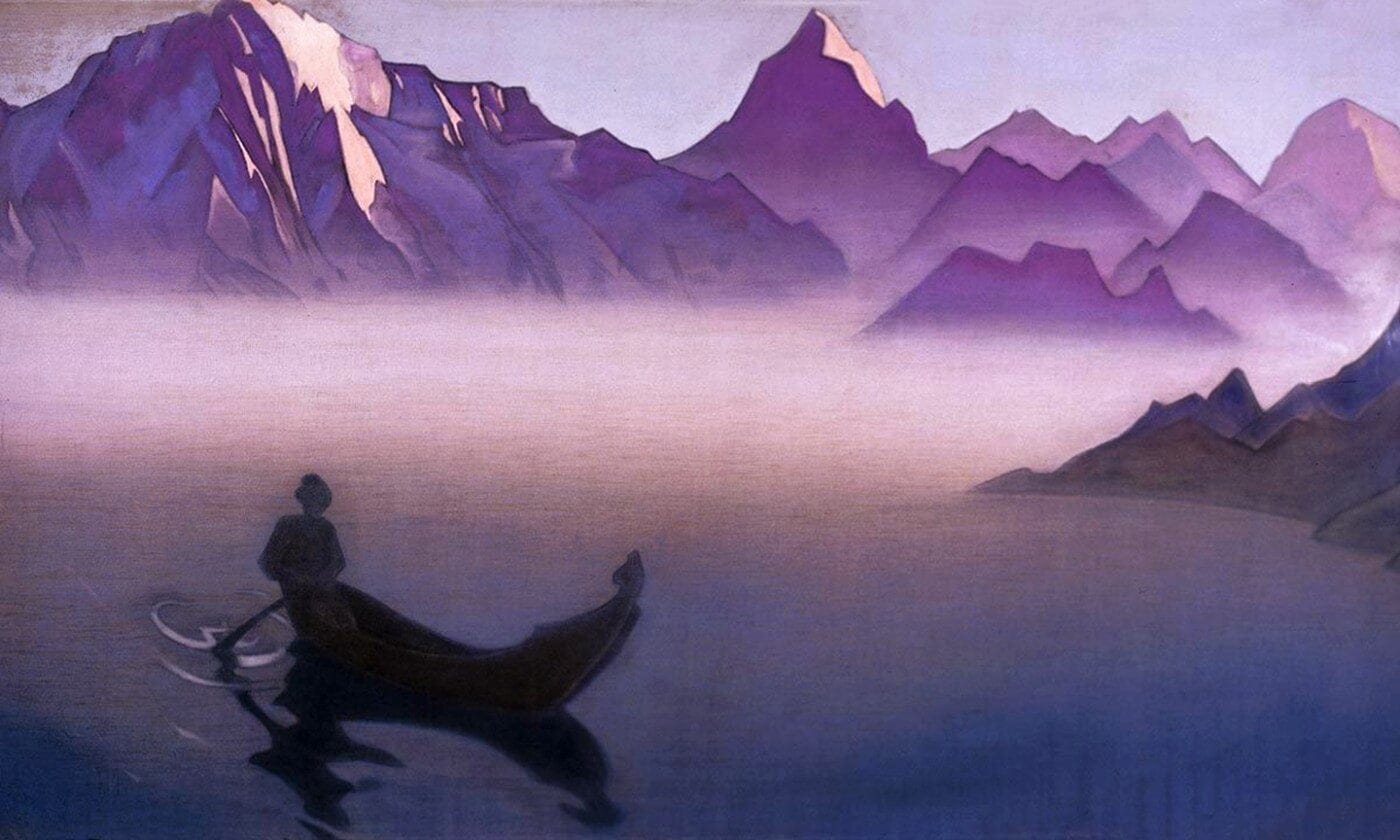 Messenger from Himalayas (Going Home) - Nicholas Roerich - Art Prints by  Nicholas Roerich | Buy Posters, Frames, Canvas &amp; Digital Art Prints |  Small, Compact, Medium and Large Variants