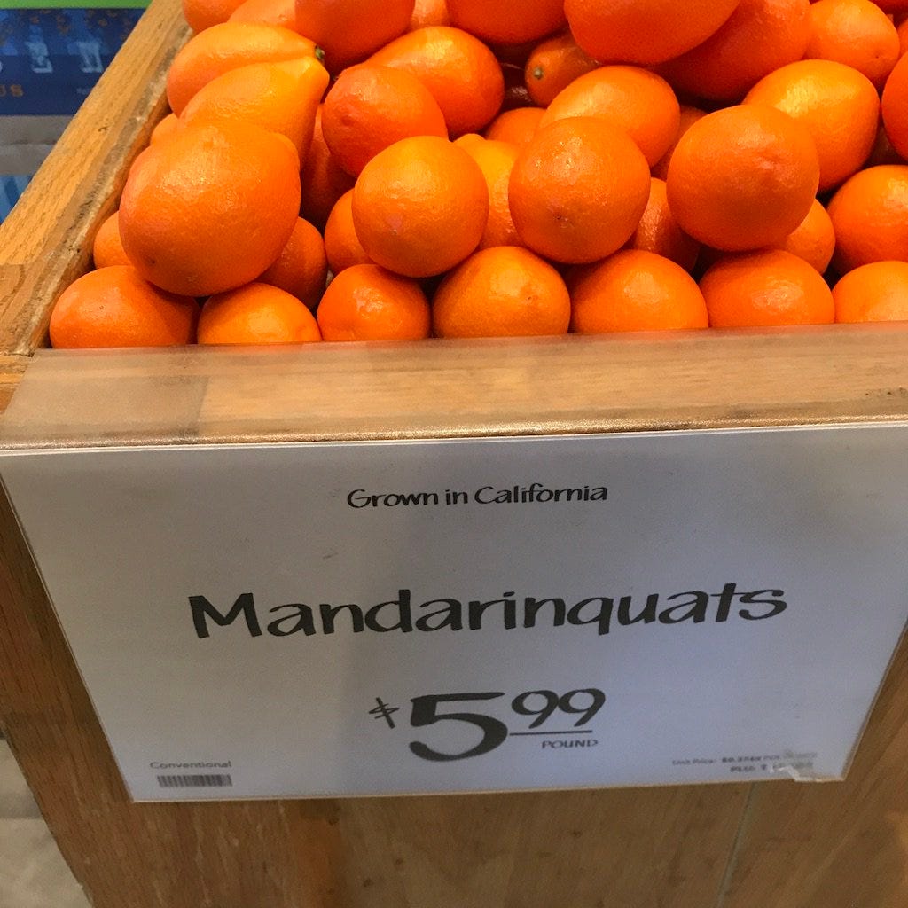 🖊️HungryScribbler 🍹 in Icewind Dale on Twitter: "What is a Mandarinquat???  I had to buy a few. #WholeFoods #Mandarinquat… "