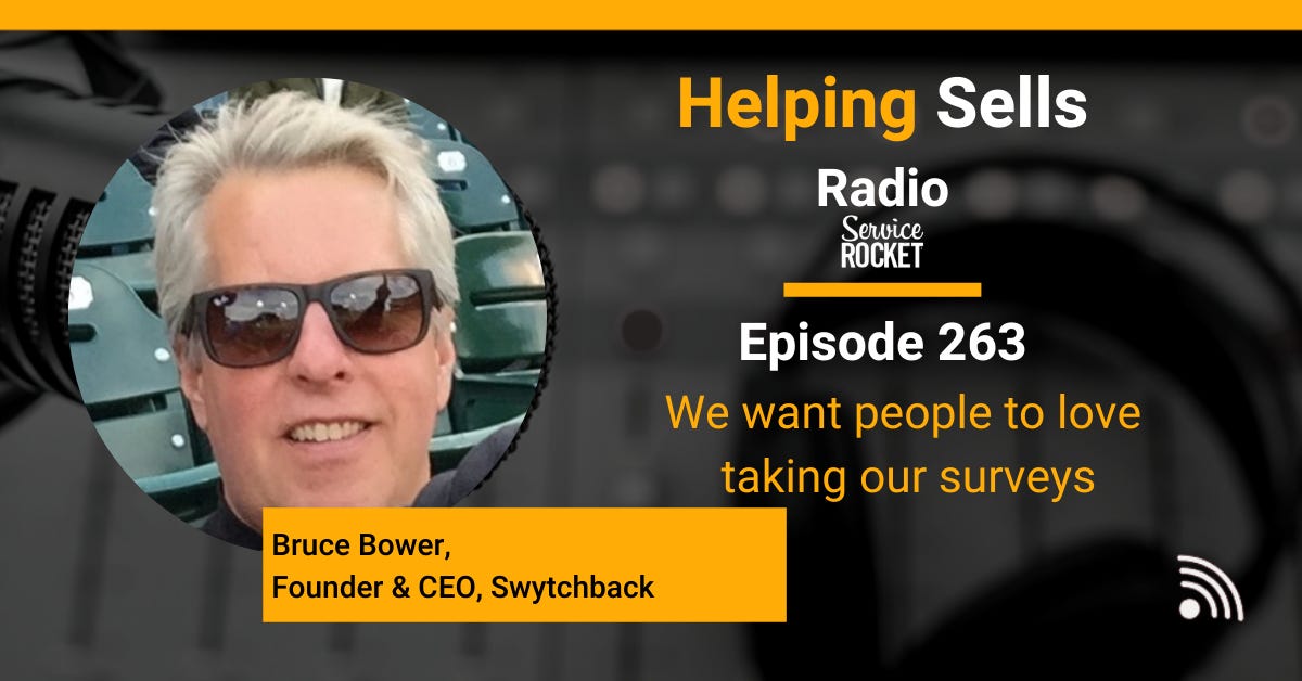 Bruce Bower of Swytchback on Helping Sells Radio Podcast with Bill Cushard