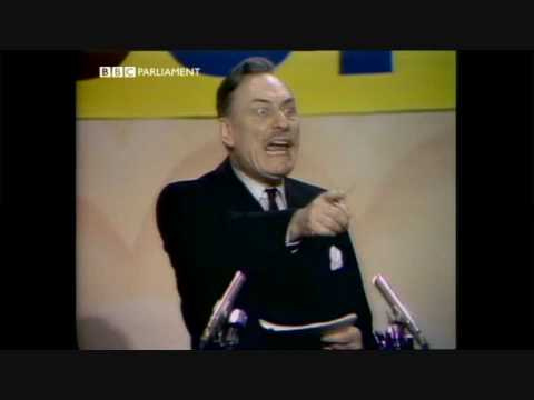 enoch powell denies he is a judas 1974 - YouTube