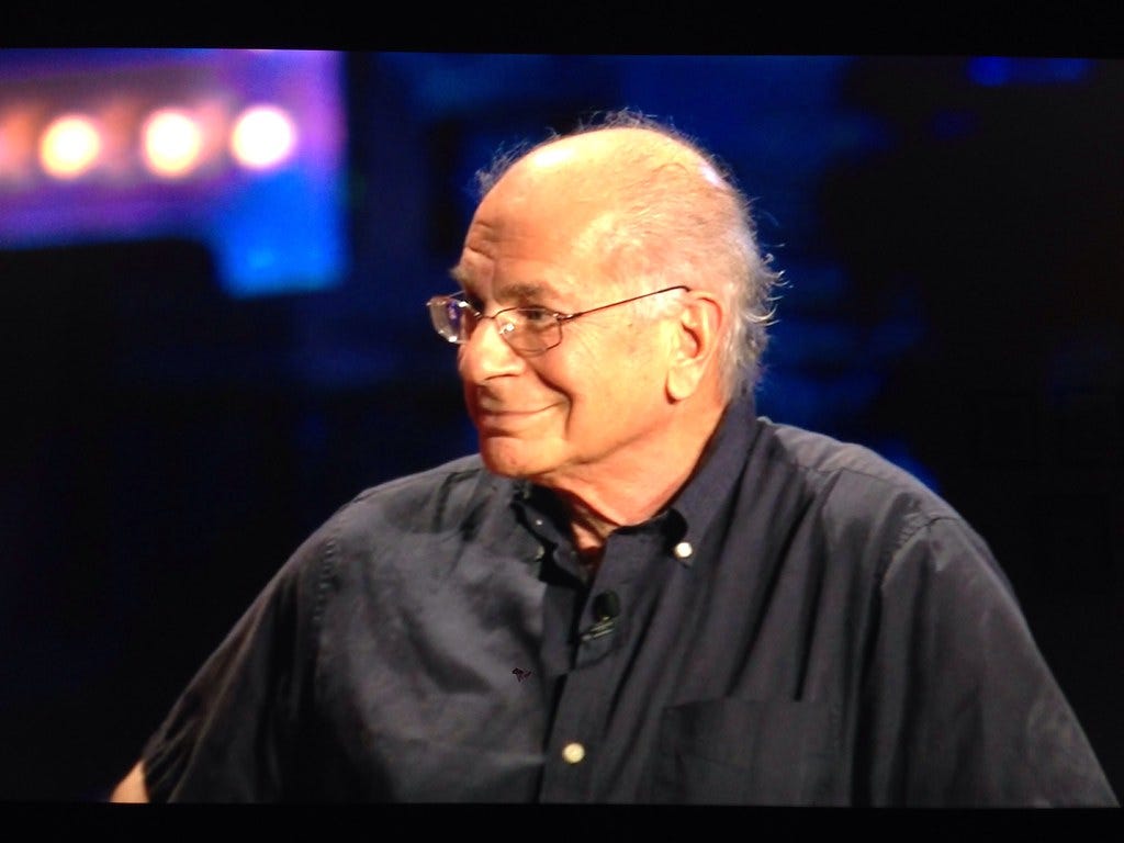 8:36pm Watching the awesome Daniel Kahneman talk about the tyranny of the remembering self