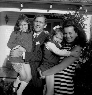 Andrew Peacock  is the youngest man ever appointed to the Federal Minister. He is with his wife Susan and two of their three children, Caroline, 5, left and Anne, 4.