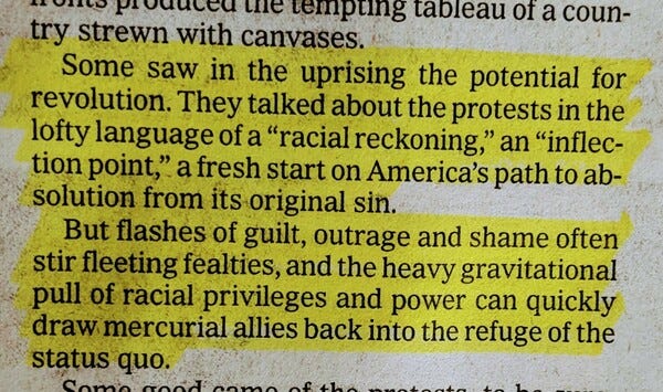 Charles Blow on the second anniversary of the murder of George Floyd, and how the protests for change have retreated. hltr.co/charlesblow