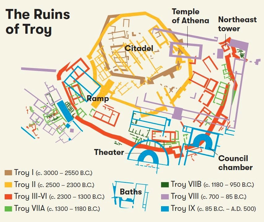 Troy City Map