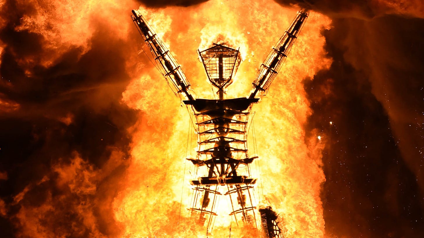 Burning Man 2019: Watch the Man burn in spectacular display
