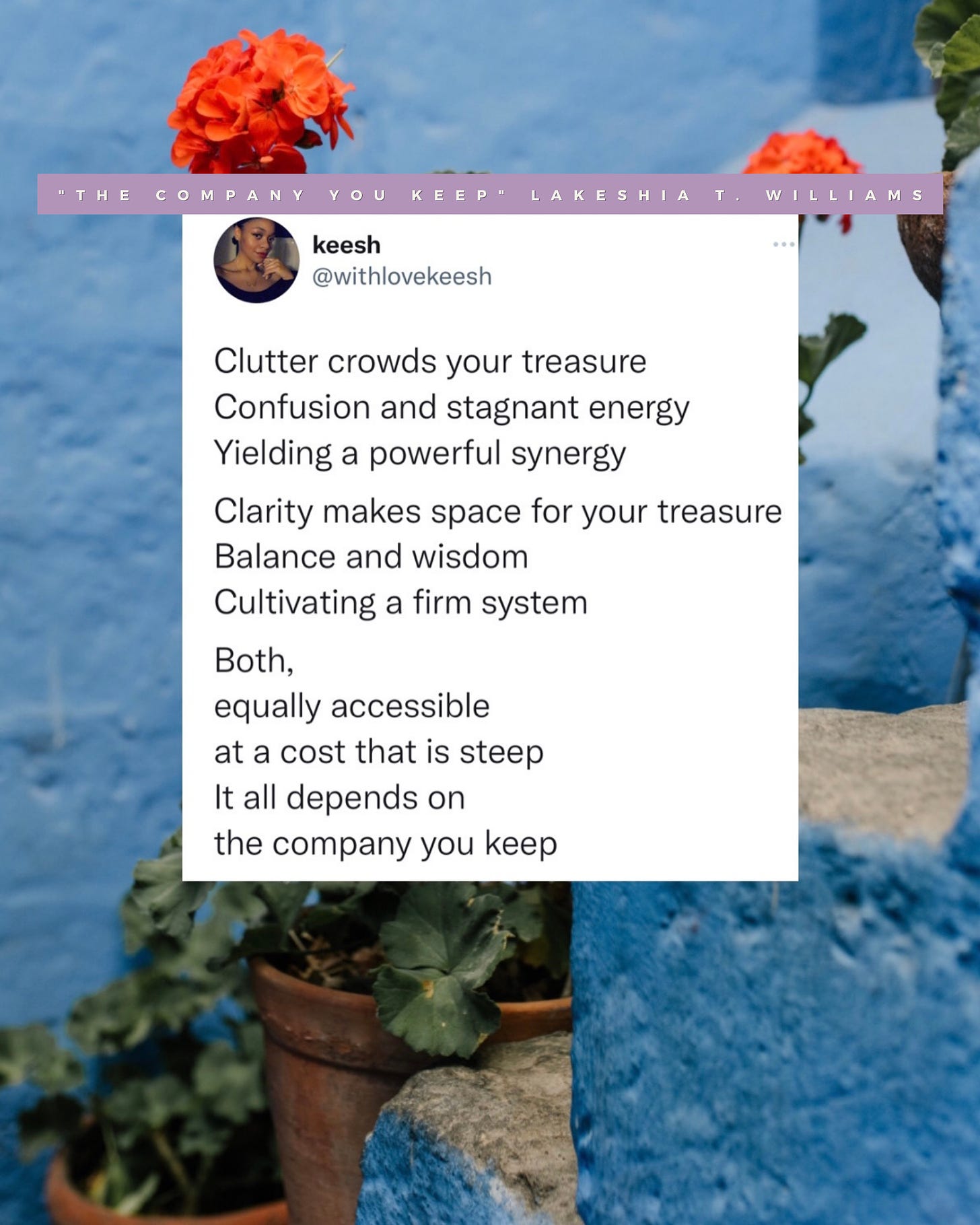 “The Company You Keep”- Reconnecting with the Authentic Self Poetry Positive and powerful original poems for self love, healing journeys, shadow work, inner child healing, and divine feminine energy healing