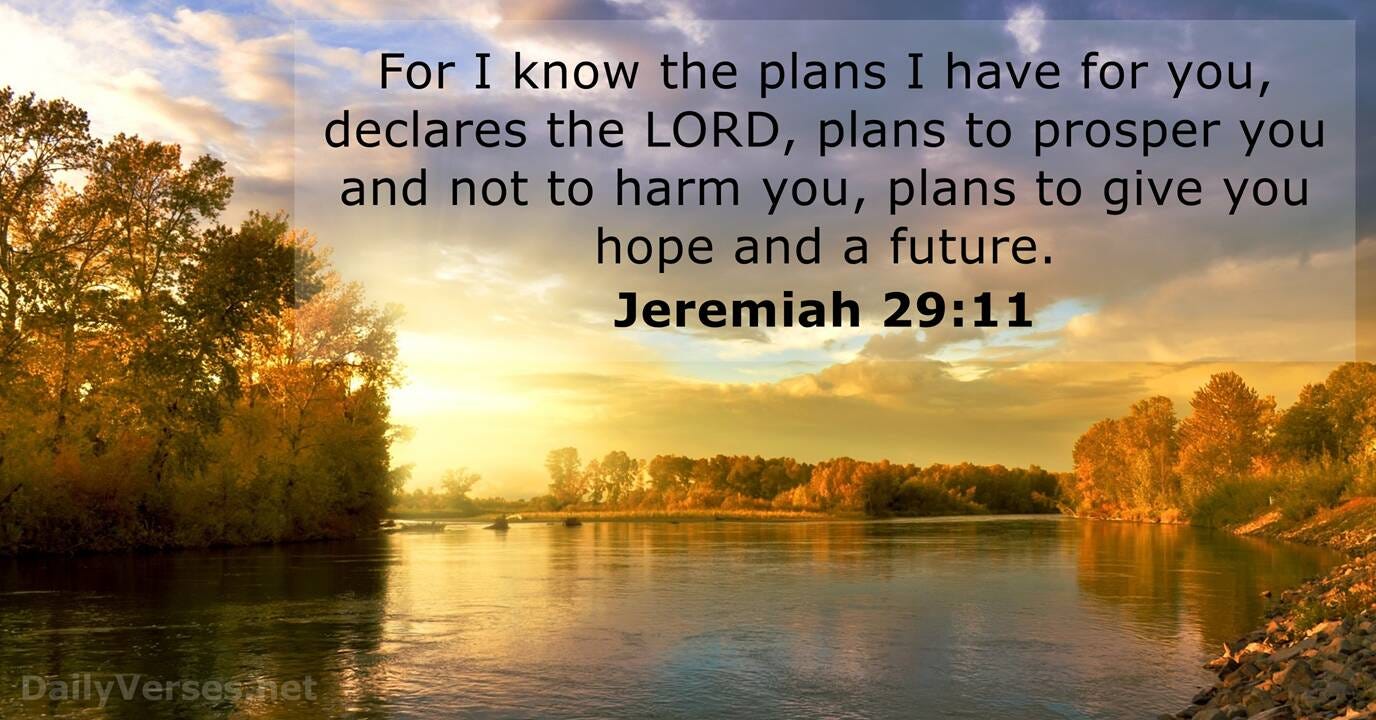 Jeremiah 29:11 - Bible verse - DailyVerses.net