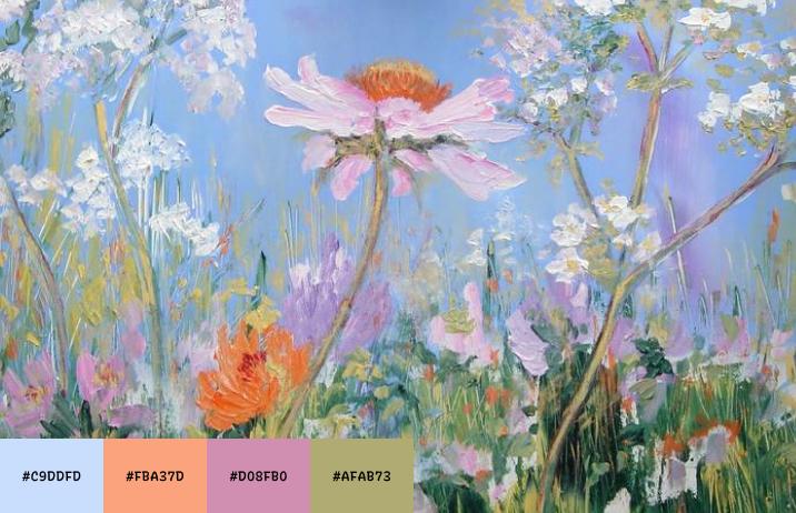color inspiration: Spring Flowers