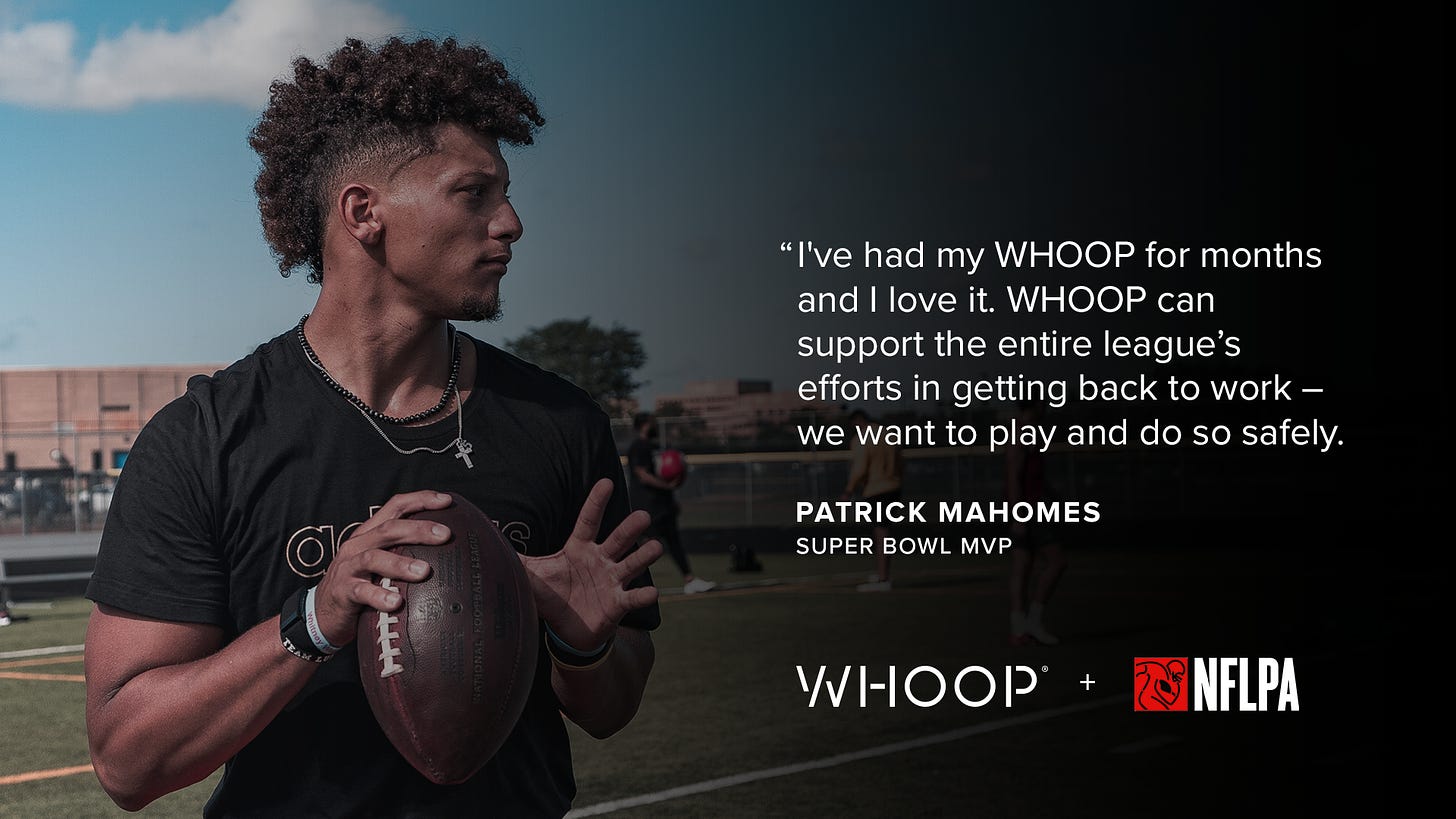 NFLPA Provides WHOOP to All Active NFL Players | NFLPA