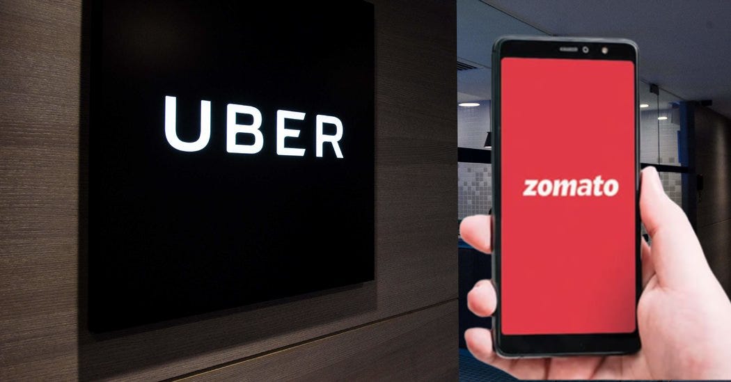 Uber&#39;s stakes in Zomato now worth a billion dollars - TechStory