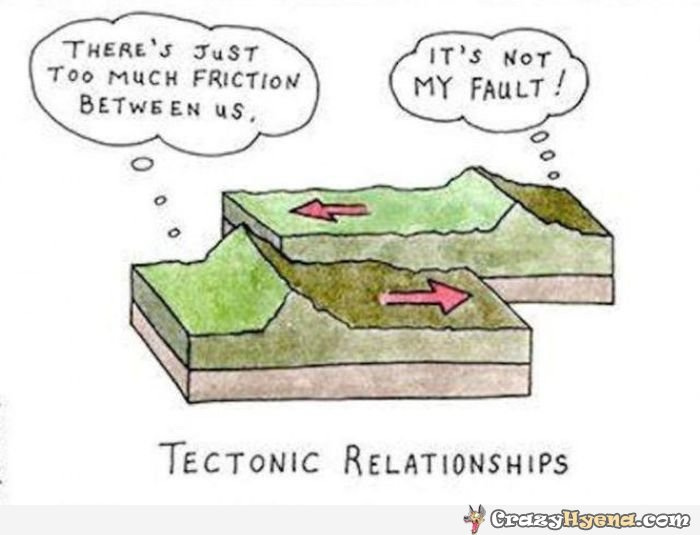 Funny tectonic conversation