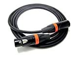 XLR 6ft Cable - Reliable, High Performance from Vitrius Cables - 3-pin Connectors, Male to Female - Low Noise OFC Conduct XLR 6ft Cable - Reliable, High Performance from Vitrius Cables - 3-pin Connectors, Male to Female - Low Noise OFC Conduct