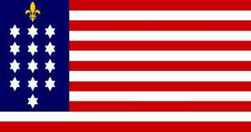 United States French Alliance Flag 1781-82
