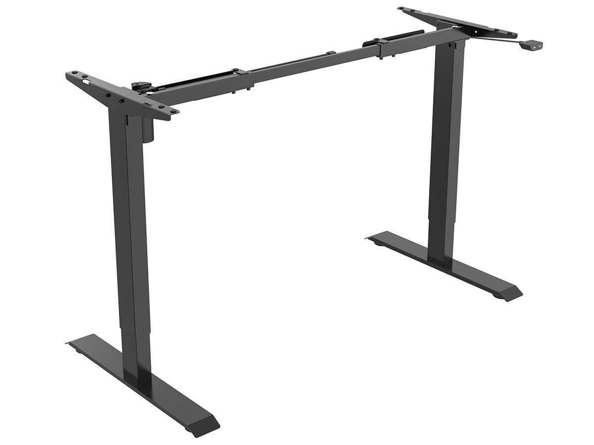 Workstream by Monoprice Single Motor Back to Basics Electric Sit-Stand Desk, Black - main image