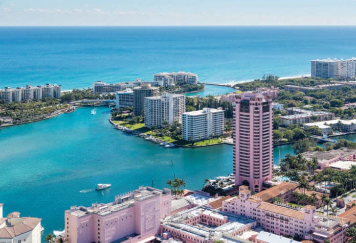 Aerial View of Boca Raton Resort and Inlet from bocamag.com