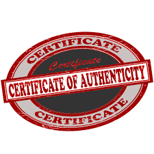 Beware of Certificates of Authenticity — Ahlstrom Appraisals LLC