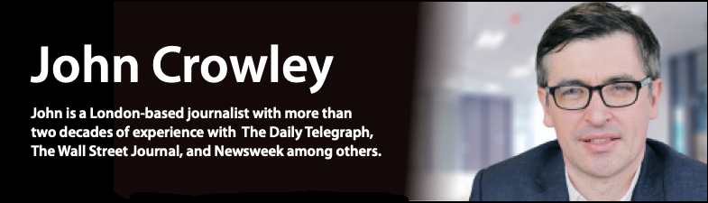 Photo of John Crowley, journalist with experience at The Daily Telegraph, Wall Street Journal and Newsweek
