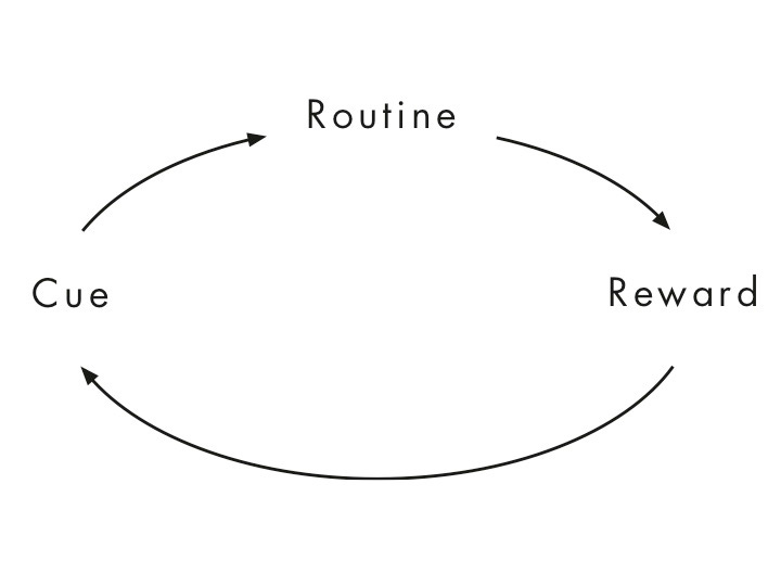 Cue -> Routine -> Reward