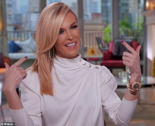 Real Housewives Of New York City: Tinsley Mortimer casually reveals breakup  after Truth Or Dare game | Daily Mail Online