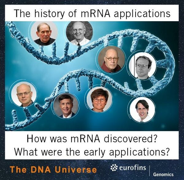 The history of mRNA applications | The DNA Universe BLOG