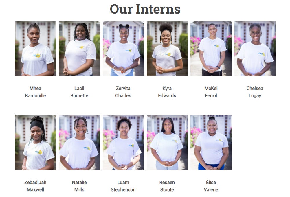 interns as on website
