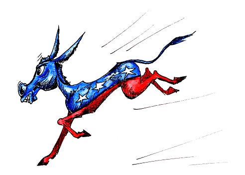 Democratic Donkey Stock Illustration - Download Image Now ...