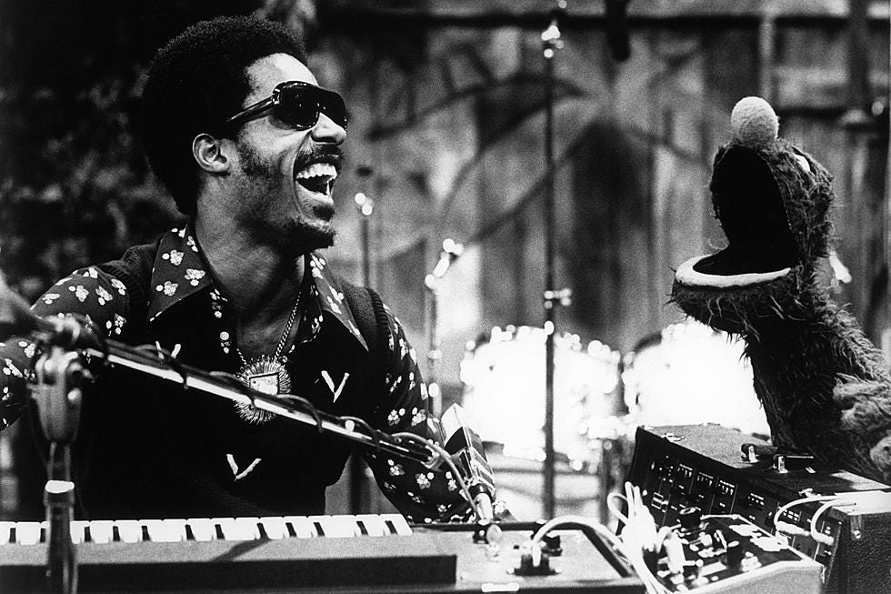 45 Years Ago: Stevie Wonder Visits 'Sesame Street'