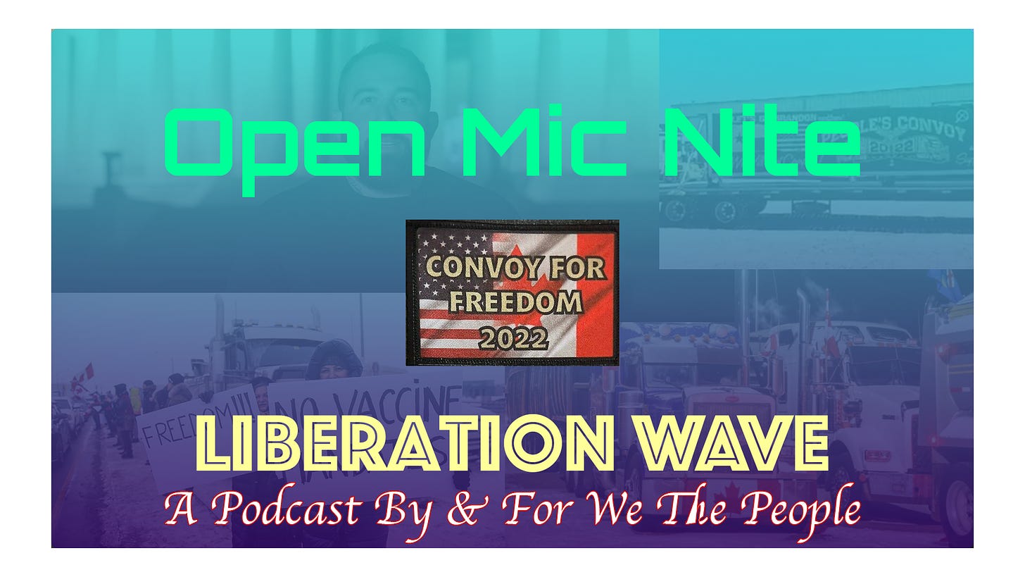 Open Mic Nite on the Liberation Wave