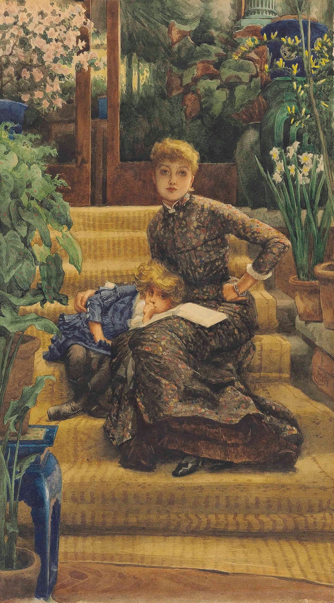 La Soeur Ainée (The Elder Sister) (1880s) by James Tissot