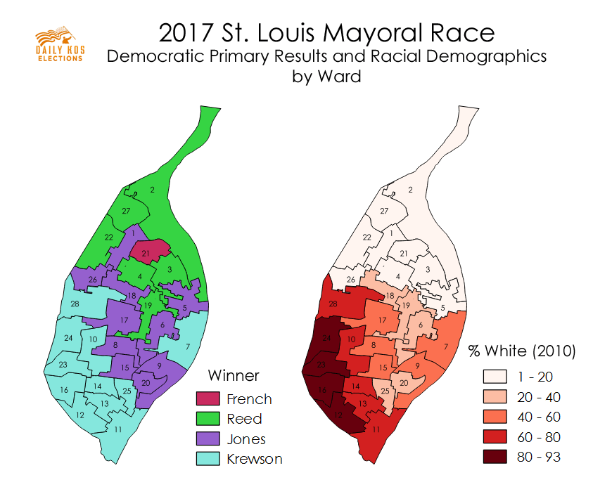 Approval Voting” in the St. Louis Mayoral Election (Updated with Runoff  Results) - MCI Maps | Election Data Analyst | Election Targeting | FL