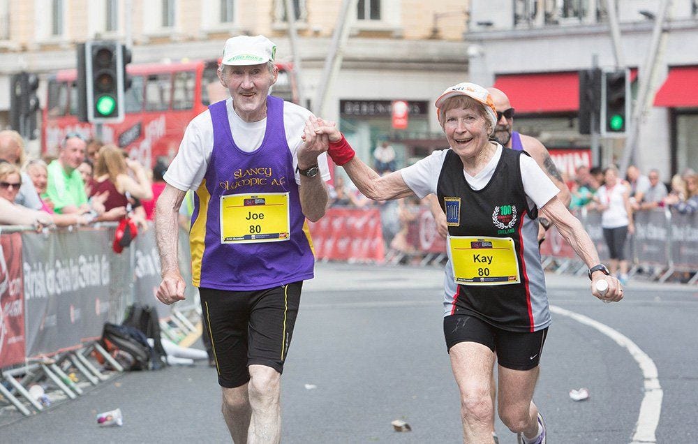 Octogenarian Couple Finishes Final Marathon Holding Hands | Runner&amp;#39;s World