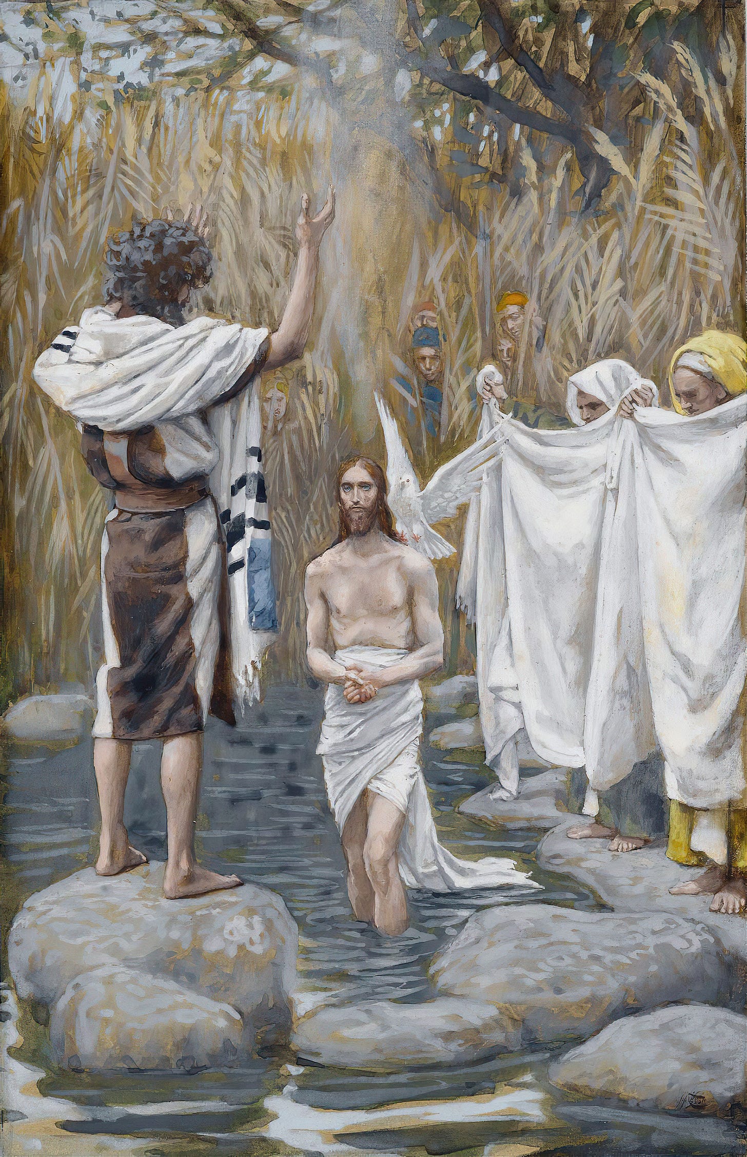 The Baptism of Jesus (1886-1894) by James Tissot
