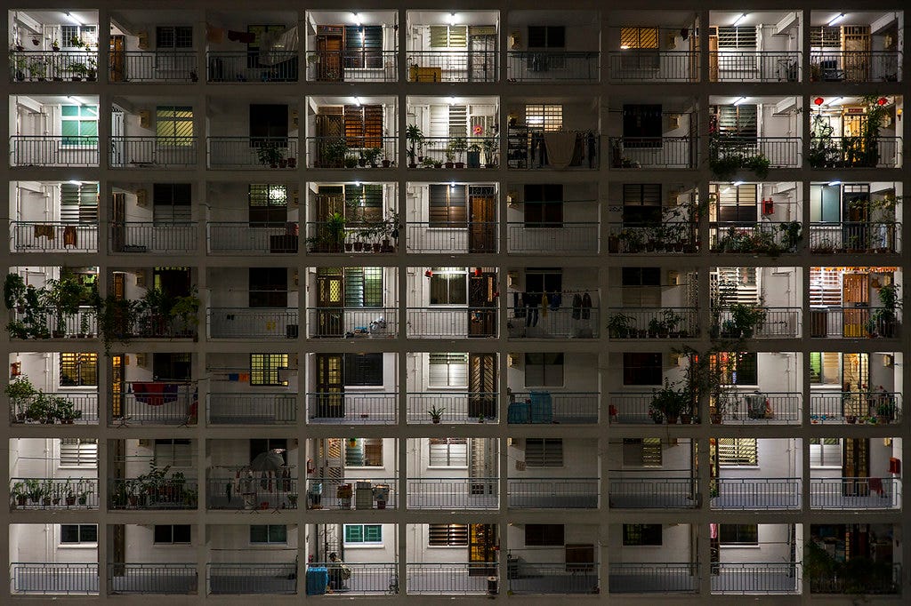 Pigeonholes at Bukit Ho Swee