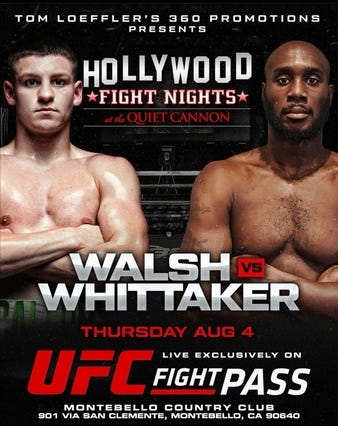Callum Walsh vs. Benjamin Whitaker, Hollywood Fight Nights | Boxing Bout |  Tapology